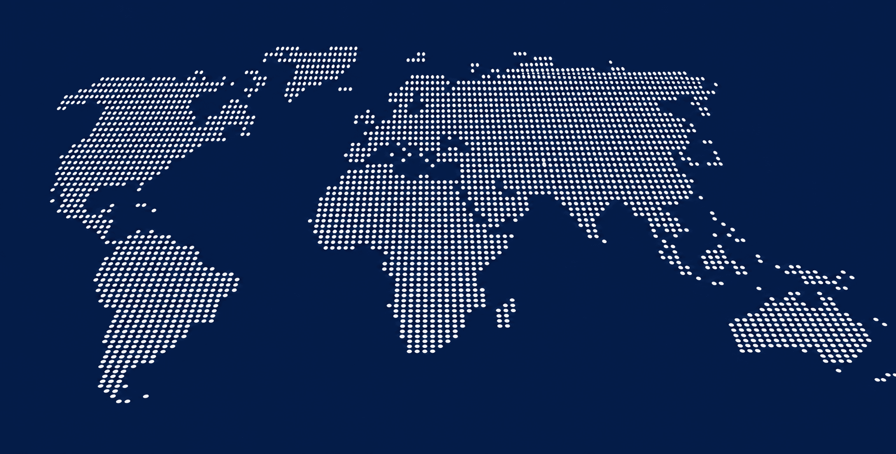 World map showing Al Quba Investment's office locations